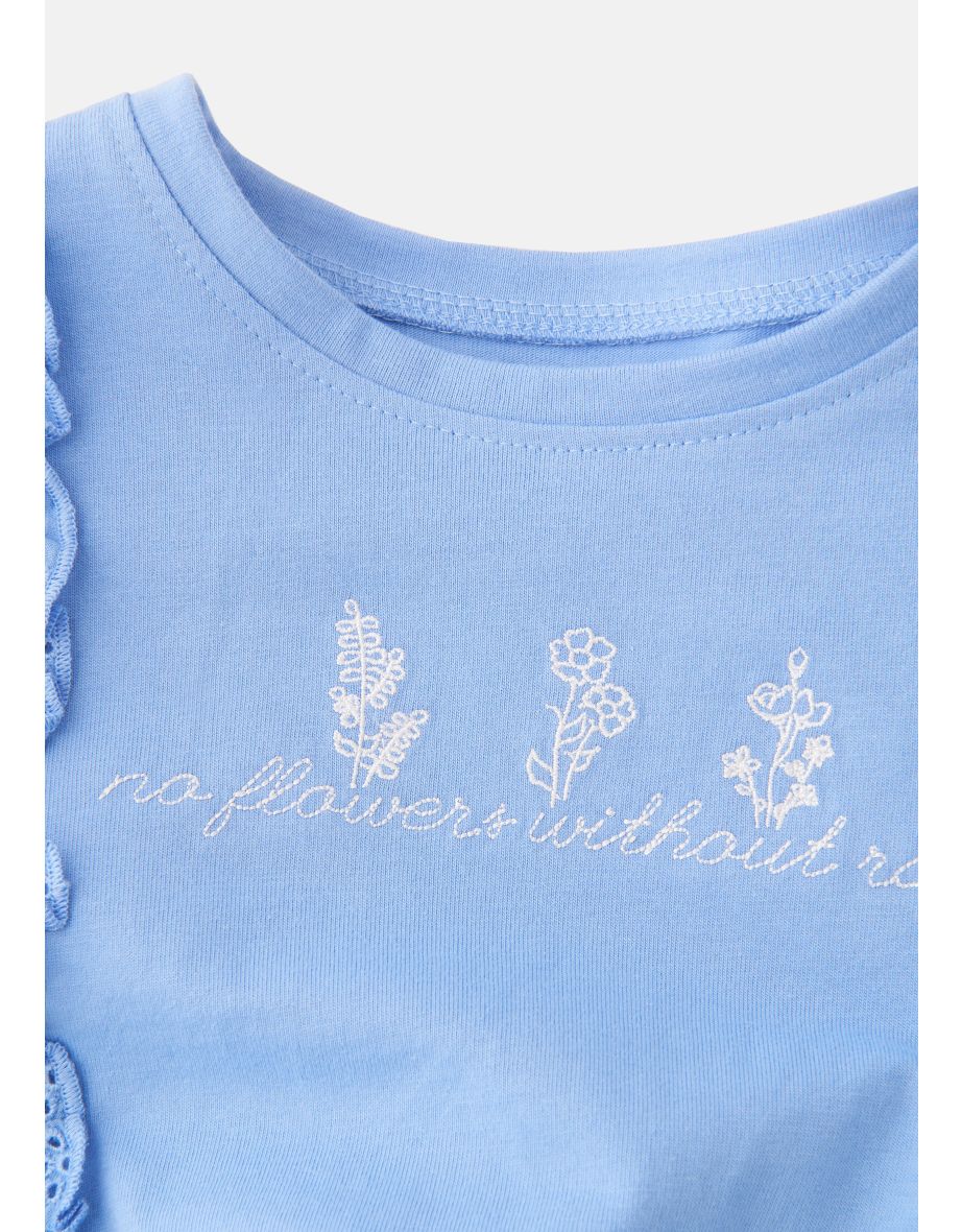 Helena Broderie Frill T - 3