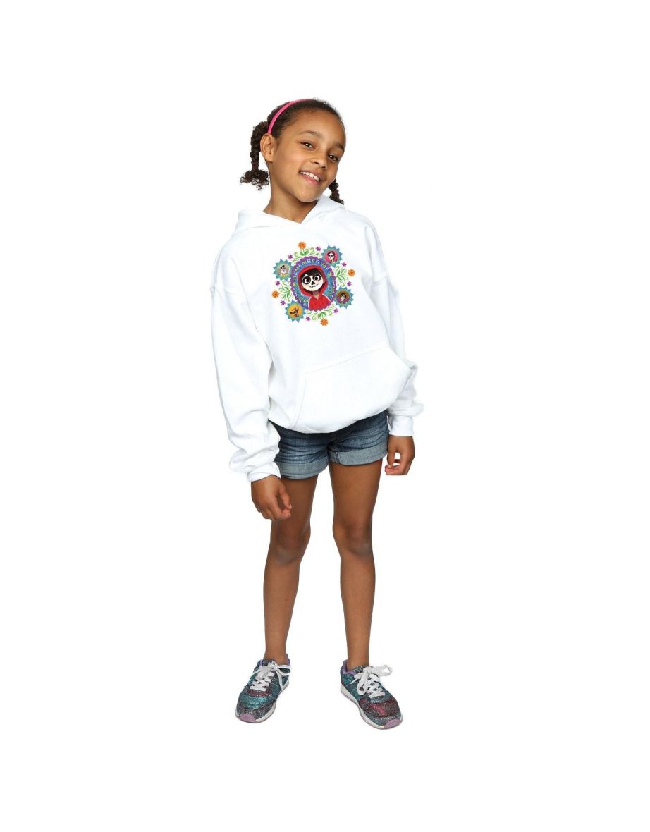 Disney Girls Coco Remember Me Hoodie - White - 3