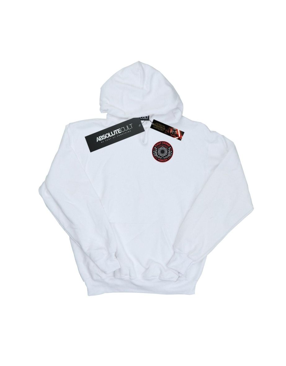 Star Wars: The Rise of Skywalker Boys Star Wars The Rise Of Skywalker First Order Forces Breast Print Hoodie - White
