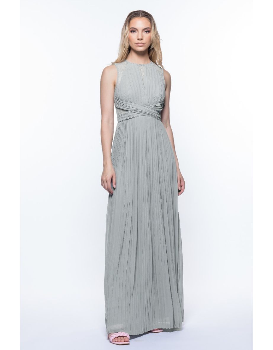 TFNC Avery Sage Green Maxi Dress