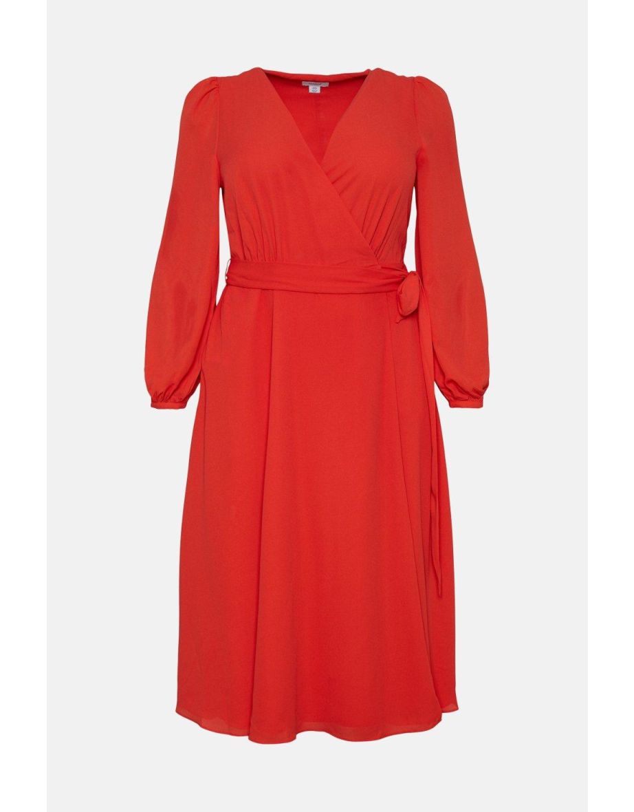 Plus Size Maxi Wrap Dress - 3