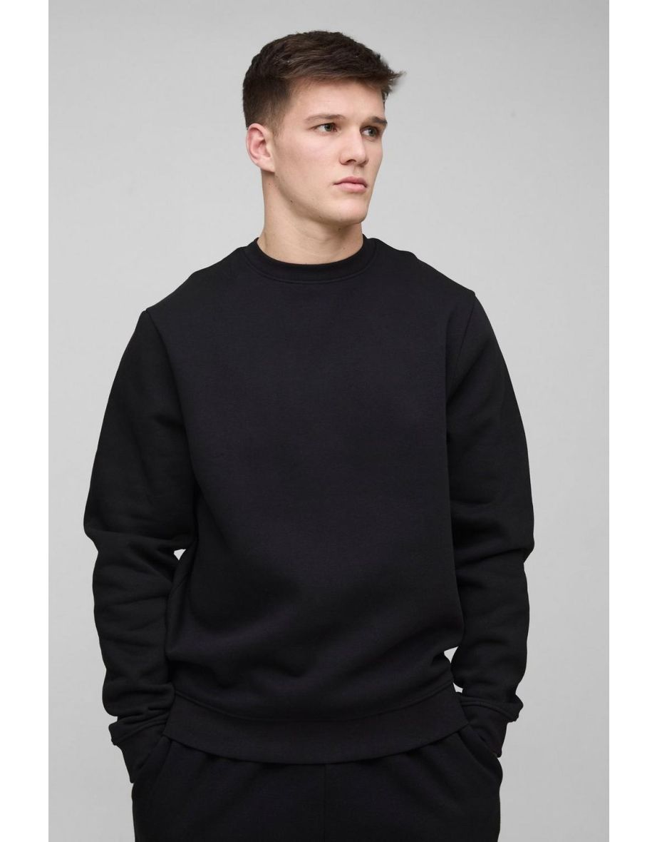 Tall 330GSM Basic Crew Neck Sweatshirt