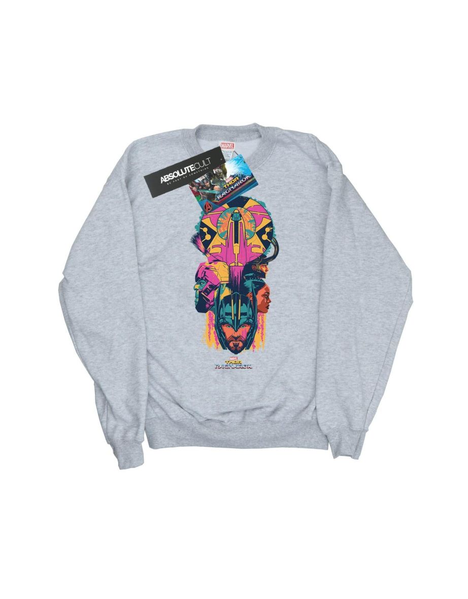 Marvel Boys Thor Ragnarok Character Totem Sweatshirt - Sports Grey - 3