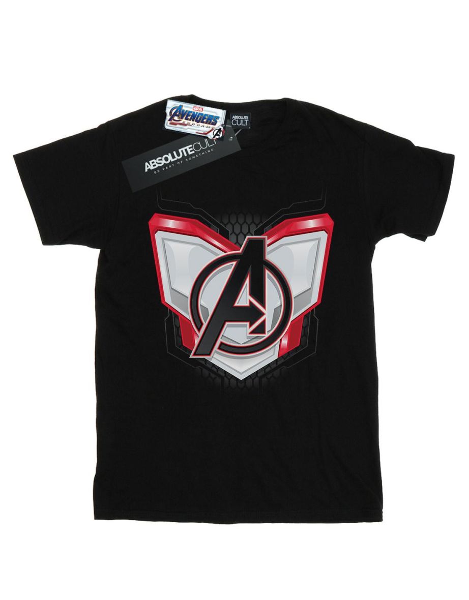 Marvel Boys Avengers Endgame Quantum Realm Suit T-Shirt - Black - 1