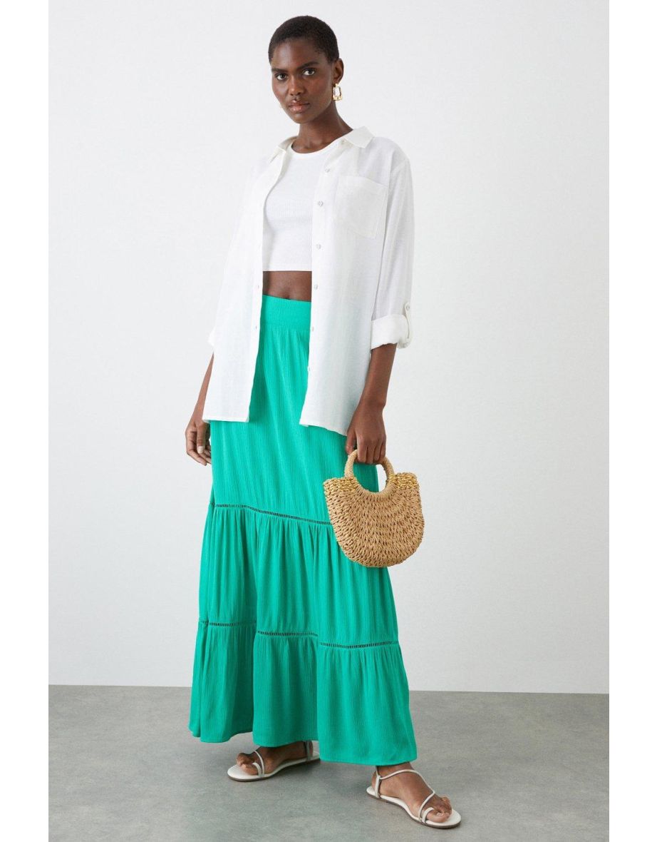 Skirts | Petite Seam Detail Maxi Skirt | Dorothy Perkins