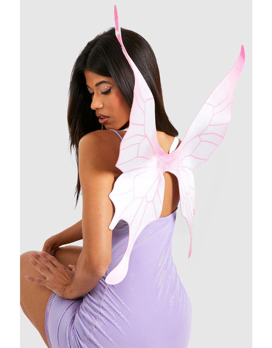 boohoo Halloween 2023 Fairy Wings - Green - One Size
