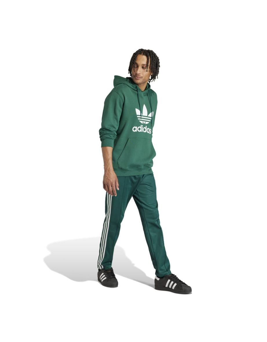 Men's adidas Originals Adicolor Classics Trefoil Hoodie in Green