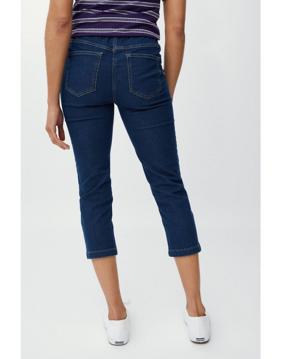 Cropped Jegging - mid wash - 3