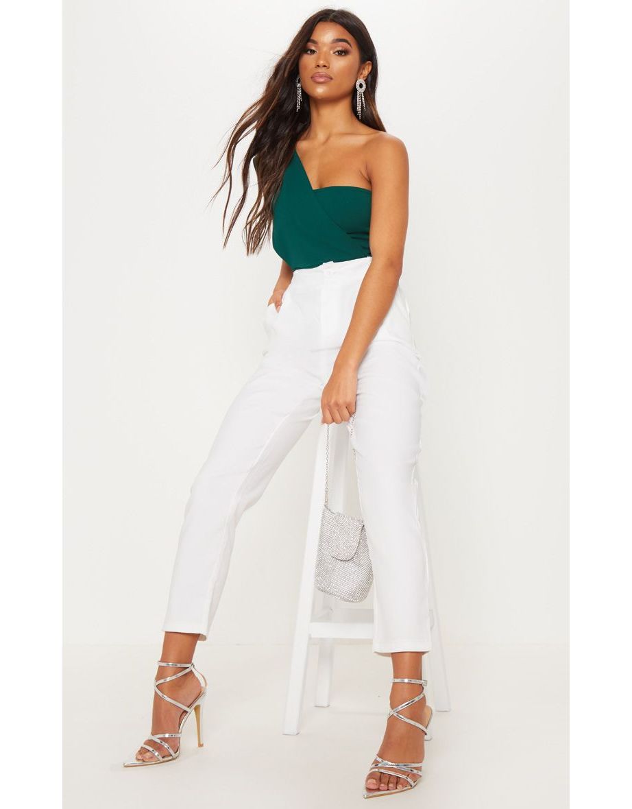 Emerald One Shoulder Bodysuit - 3