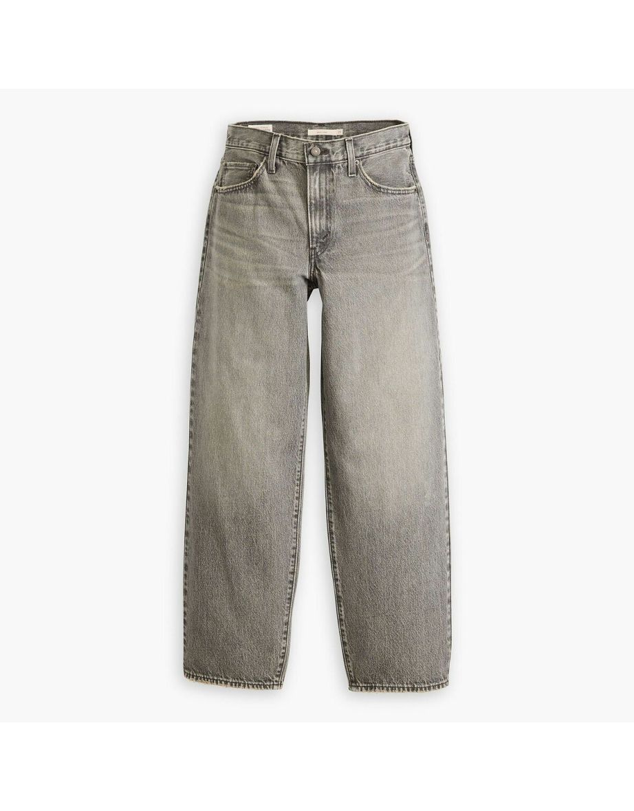 Baggy Dad Jeans in Mid Rise - 5