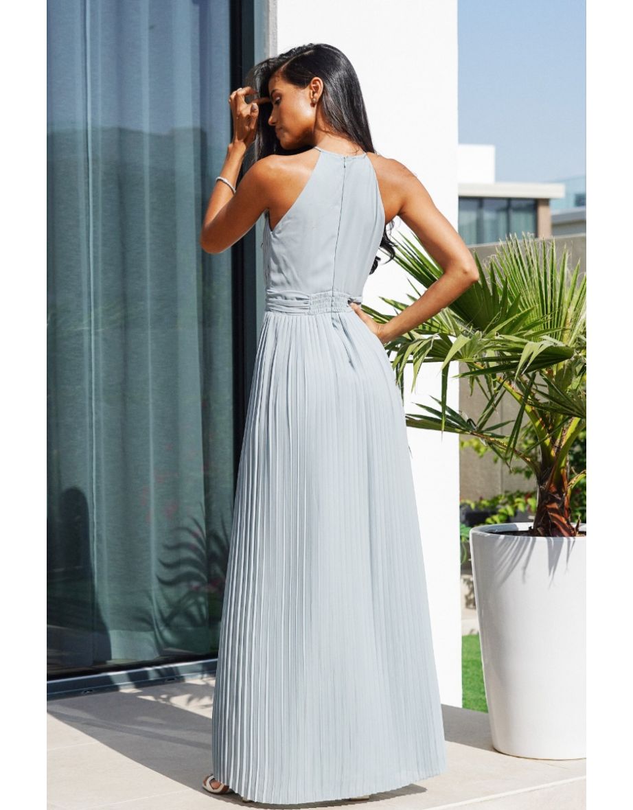 TFNC Serene Sage Green Maxi Dress - 9