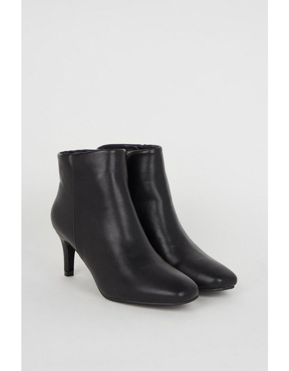 Andi Almond Toe Medium Stiletto Heel Shoe Boots - 2