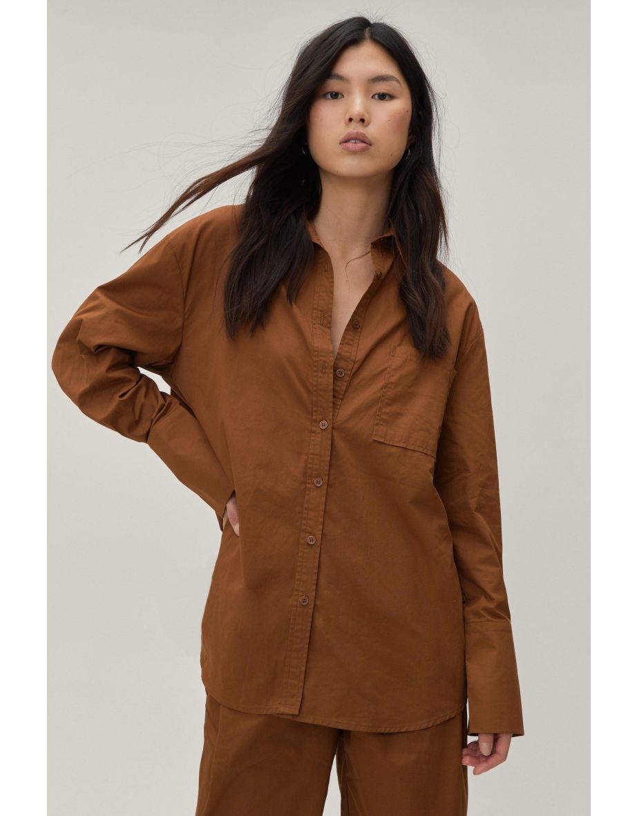 Poplin Co Ord Shirt