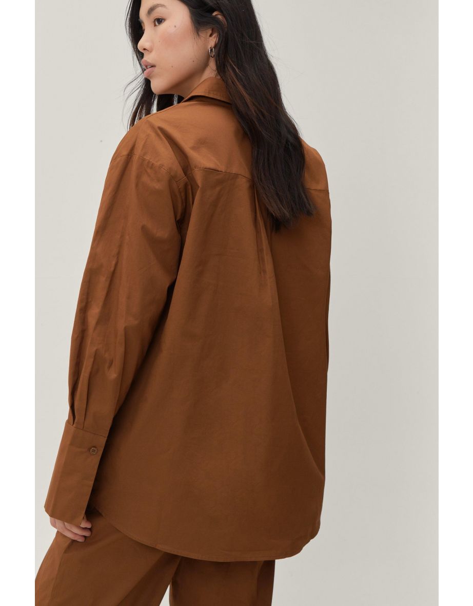Poplin Co Ord Shirt - 3