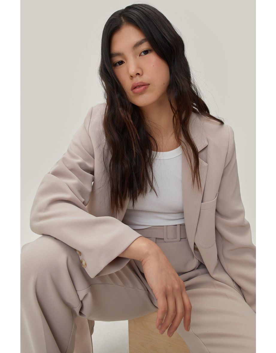 Pocket Front Fluid Blazer