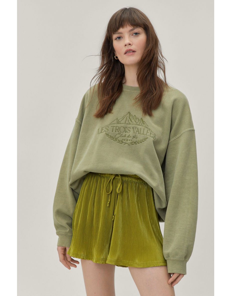 Plisse Flippy Short