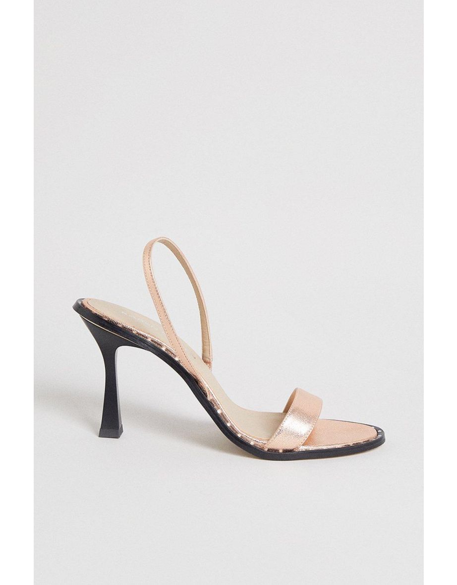Studded Sole Leather Slingback