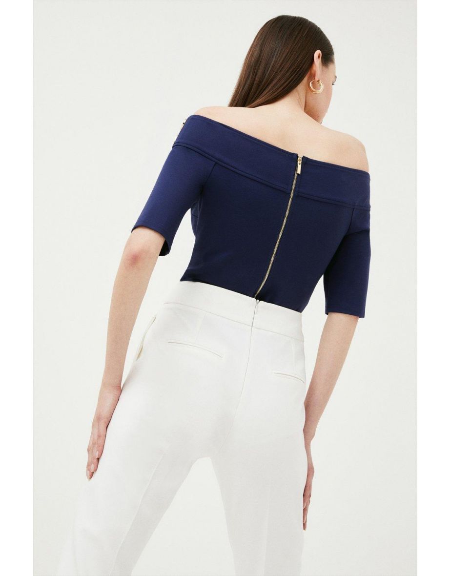 Bardot Ponte Top - 2