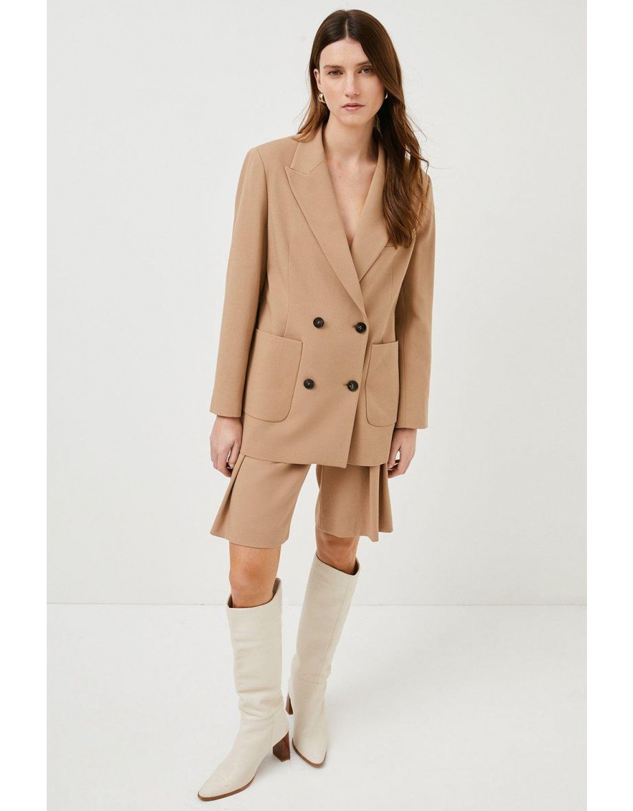 Karen millen sale camel tailored coat