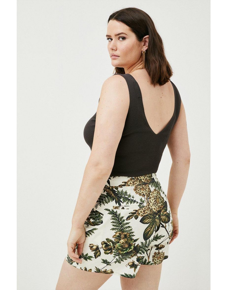 Curve Vintage Cotton Sateen Short - 2