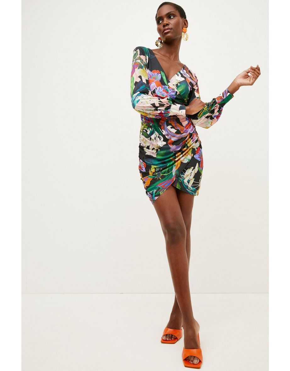 karen millen tropical dress