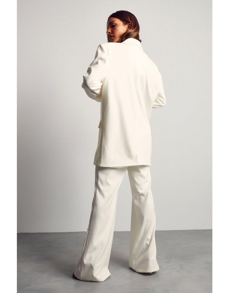 High Waisted Flared Trouser - 1