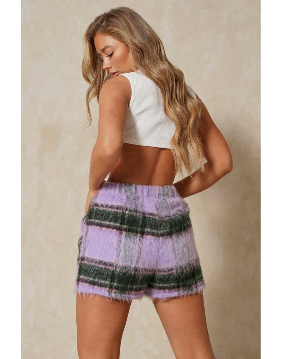 Premium Brushed Check Shorts - 2