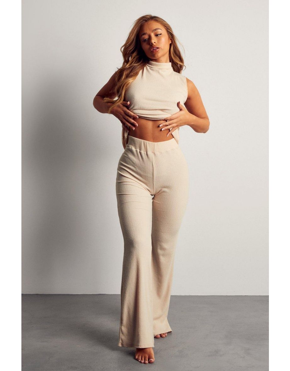 Brushed Rib Relaxed Trouser