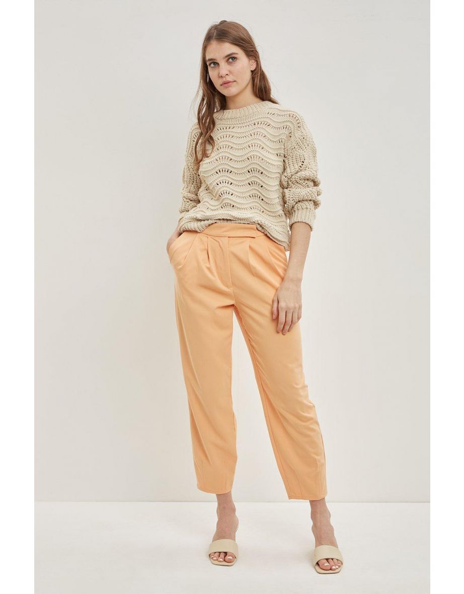 Pleat Cuff Trouser