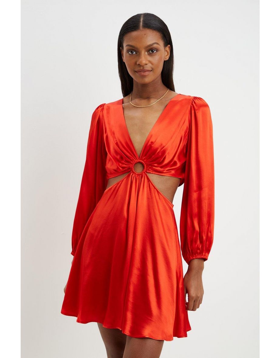 Dorothy perkins satin on sale dress