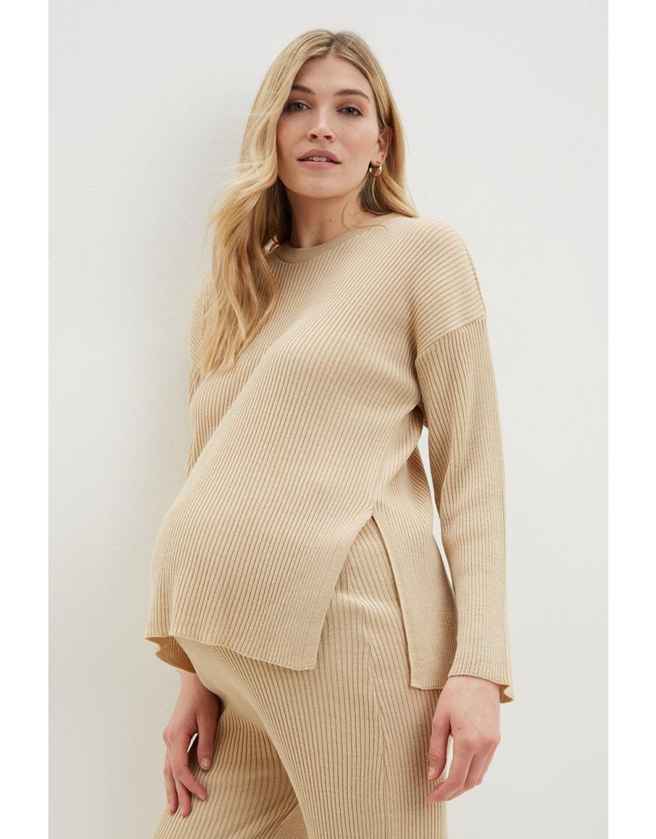 Maternity Knitted Round Neck sweater