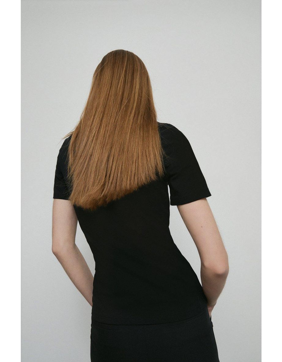Clean Cotton Asymmetric Top - 2