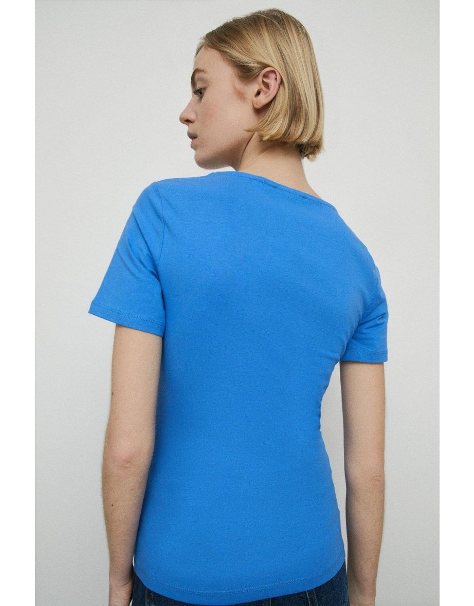 Clean Cotton Asymmetric Top - 2