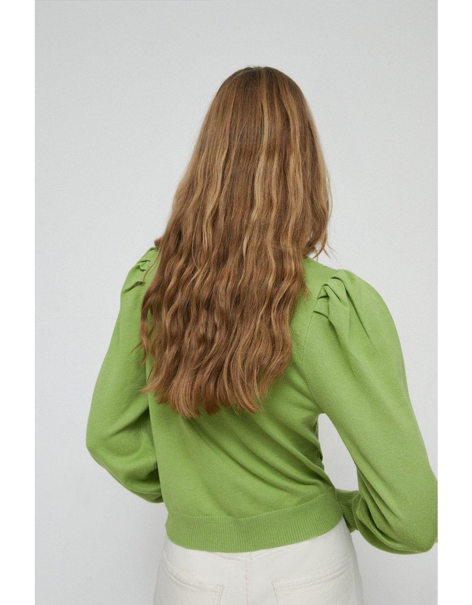 Pointelle Stitch Knit Jumper - 2