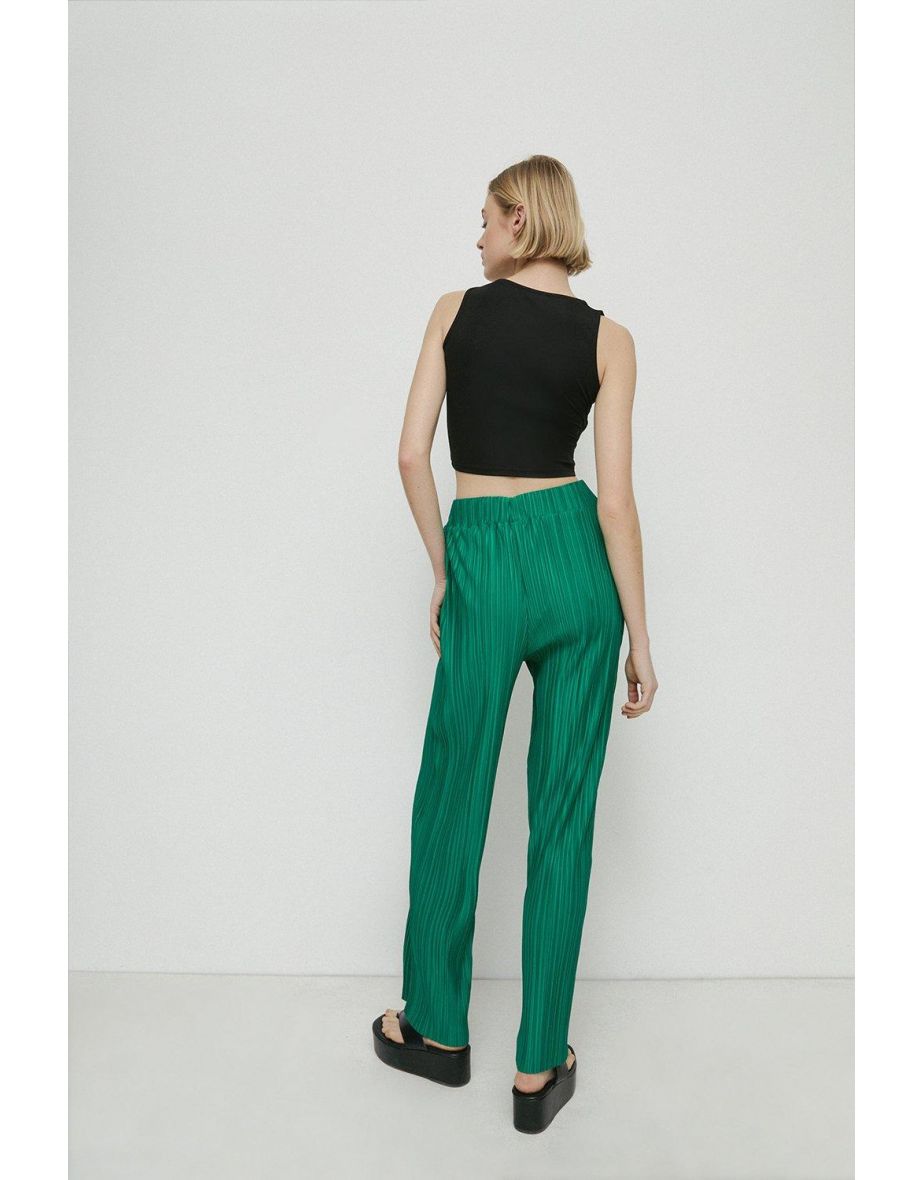 Petite Plisse Trouser - 2