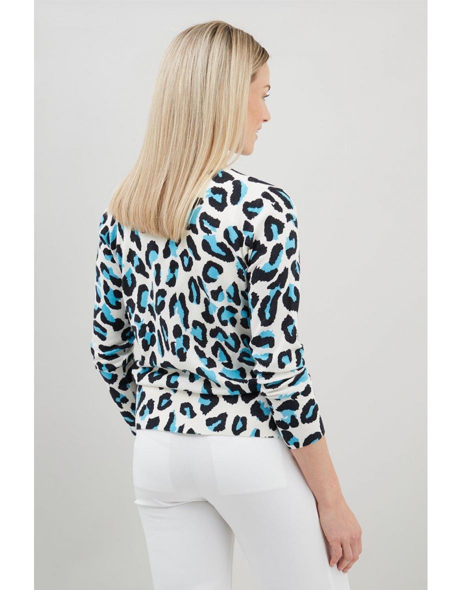 Fluro Animal Cardigan - 2