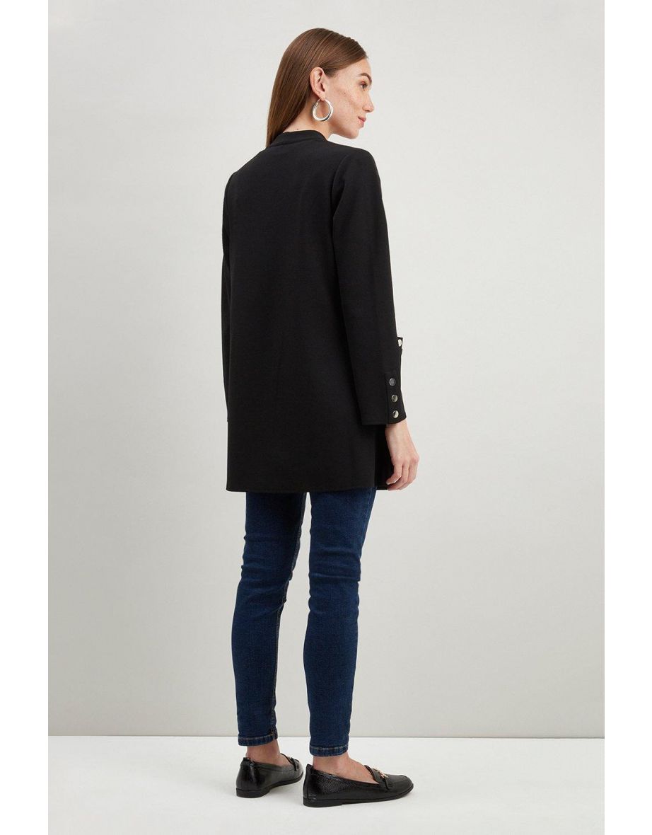 Petite Longline Tailoured Jacket - 2