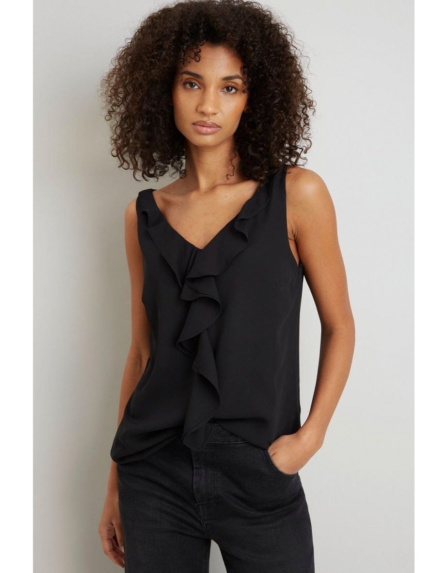 Tall Recycled Ruffle Front Cami