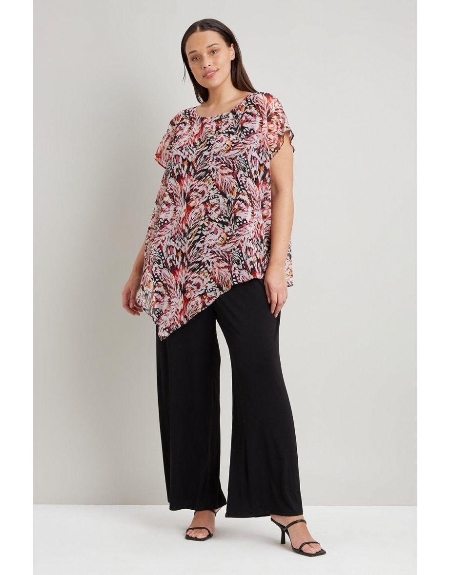 Curve Butterly Overlay Jumpsuit