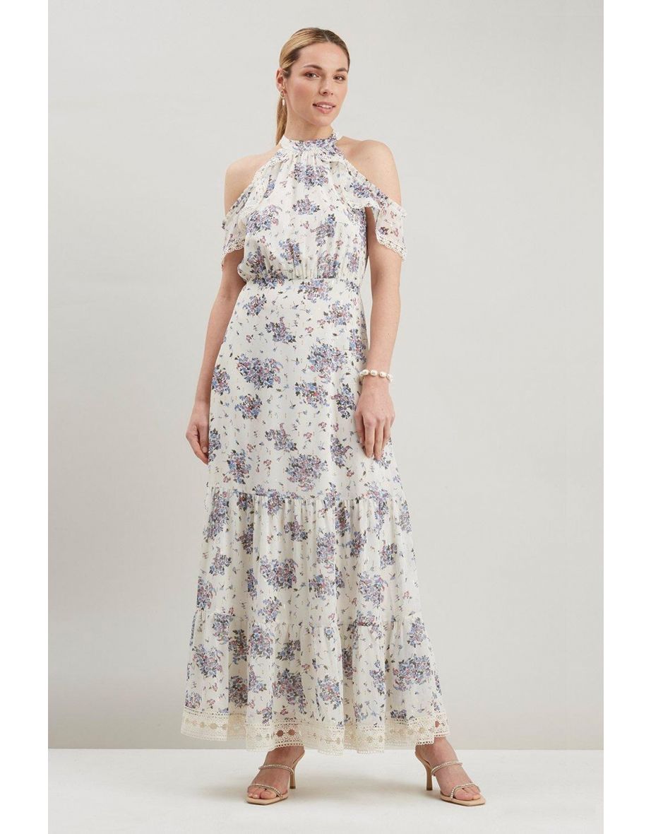 Wallis ivory floral dress new arrivals
