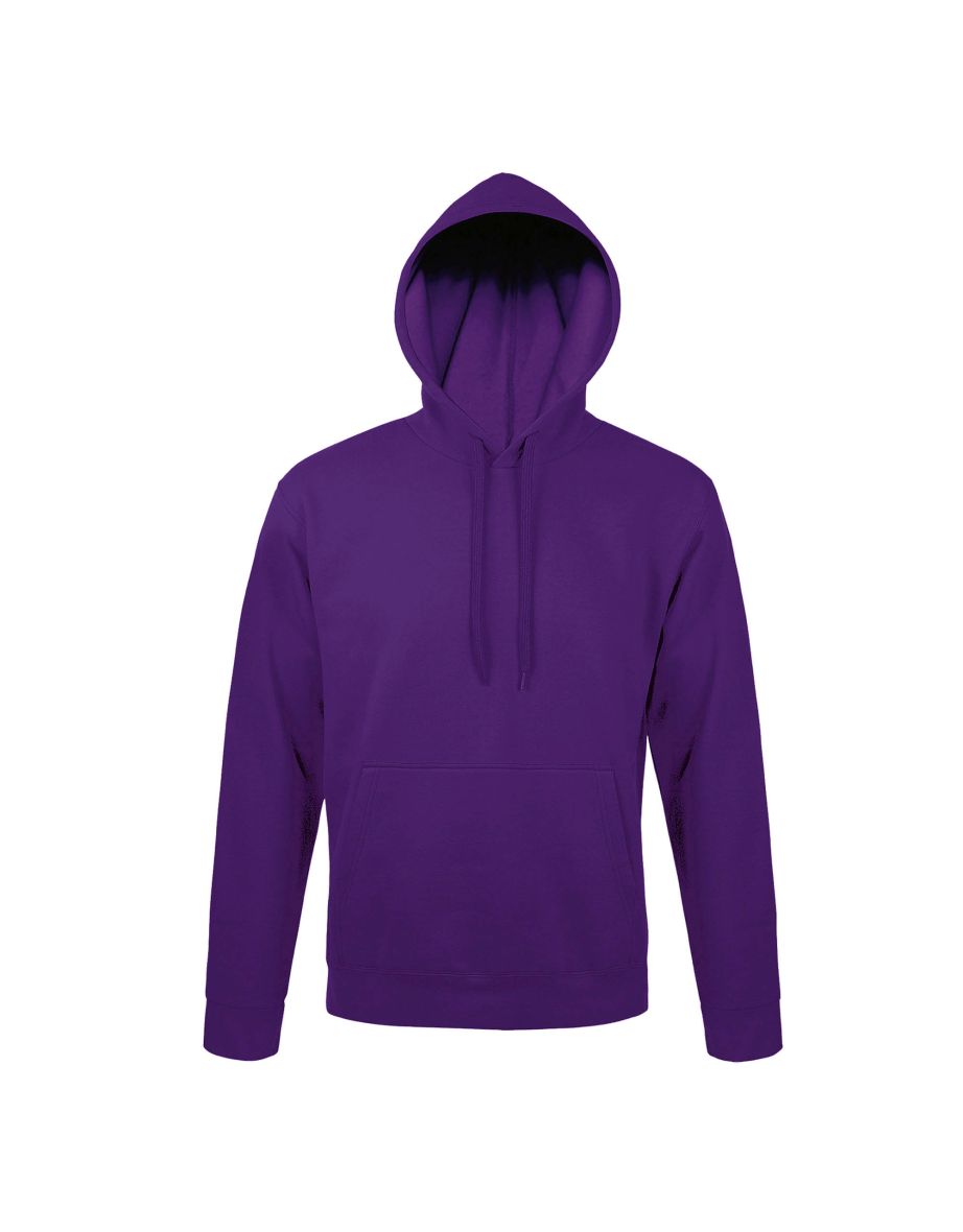 SOLS Snake Unisex Hooded Sweatshirt / Hoodie - Dark Purple