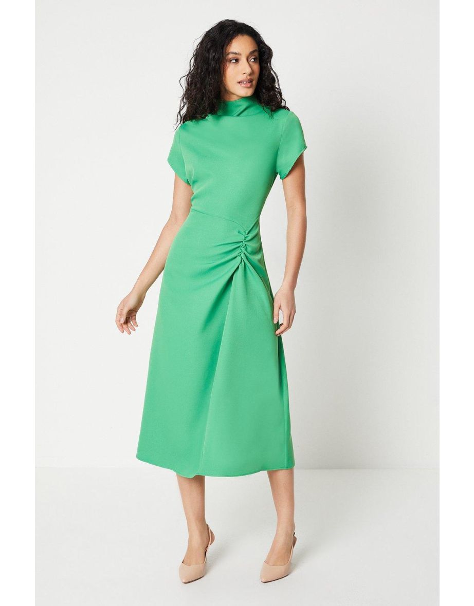 Occasion Fit & Flare Dress - green