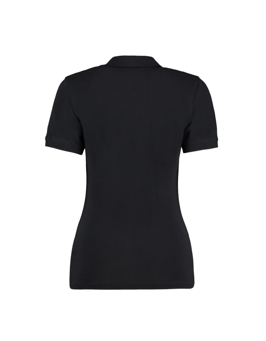 Kustom Kit Womens/Ladies Sophia Comfortec V Neck Polo Shirt - Black - 1