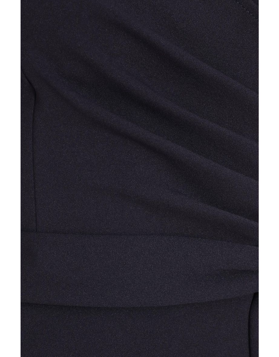 Quiz Blue Mermaid Midi Wrap Dress - 5