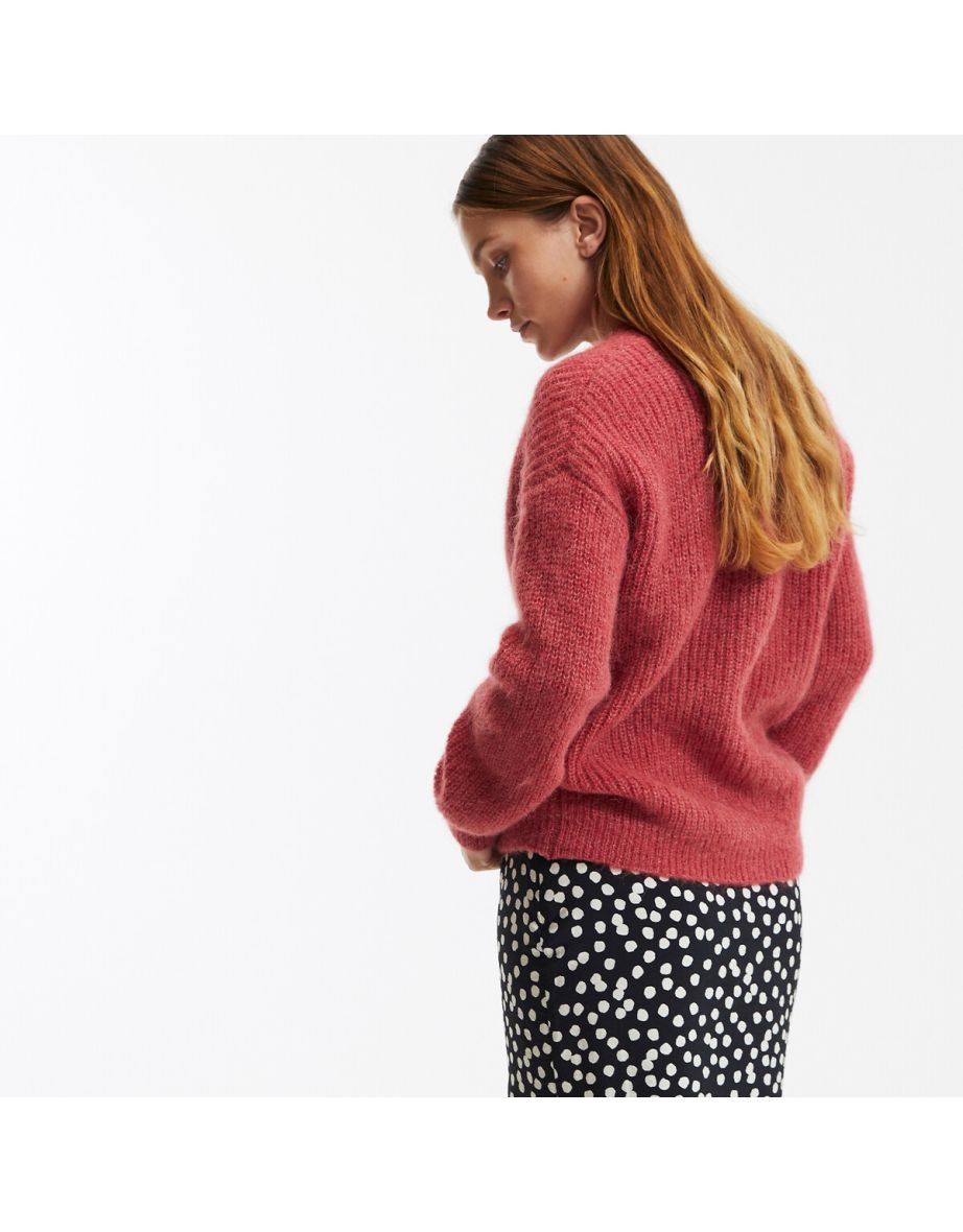 Signatures Gildas Cardigan with V-Neck in Alpaca Mix - 3