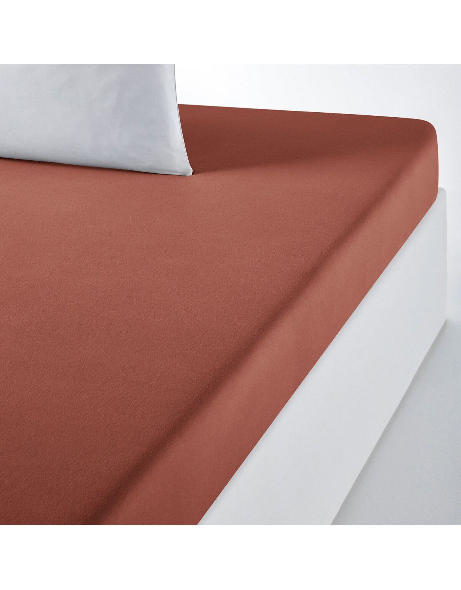 Scenario 100% Cotton Jersey Fitted Sheet