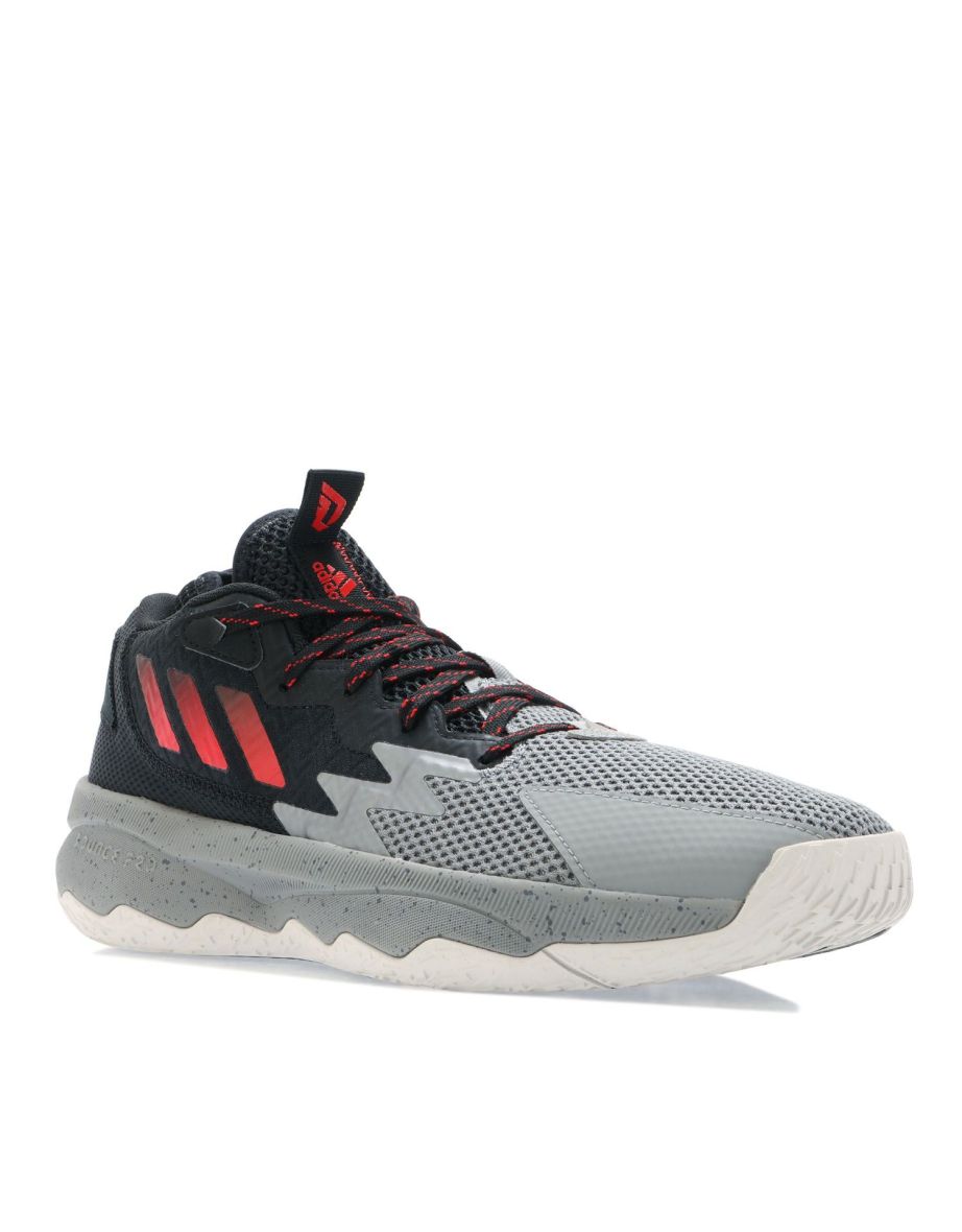 Men's adidas Dame 8 Bridge City Trainers in Black