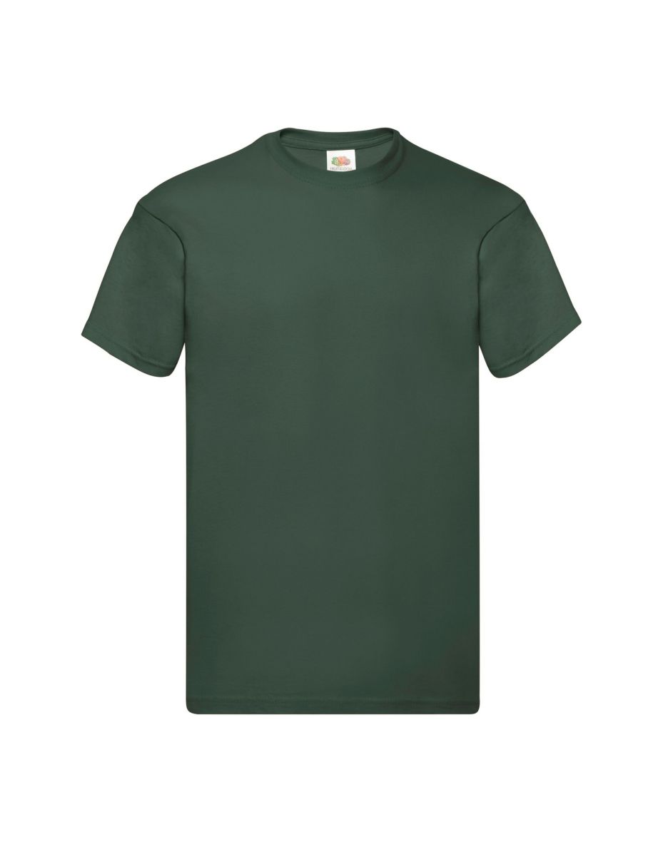 Fruit of the Loom Mens Original T-Shirt - Bottle Green