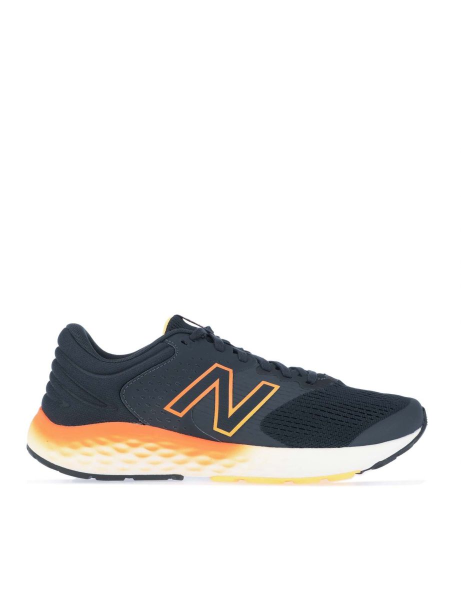 New balance 420 runner black sales and grey trainers