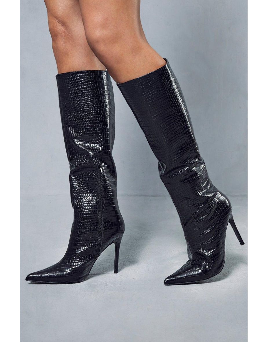 Misspap knee outlet high boots